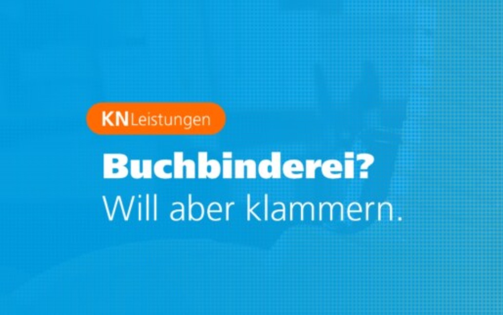 Buchbinderei? Ich will aber klammern.
